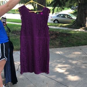 Purple dress